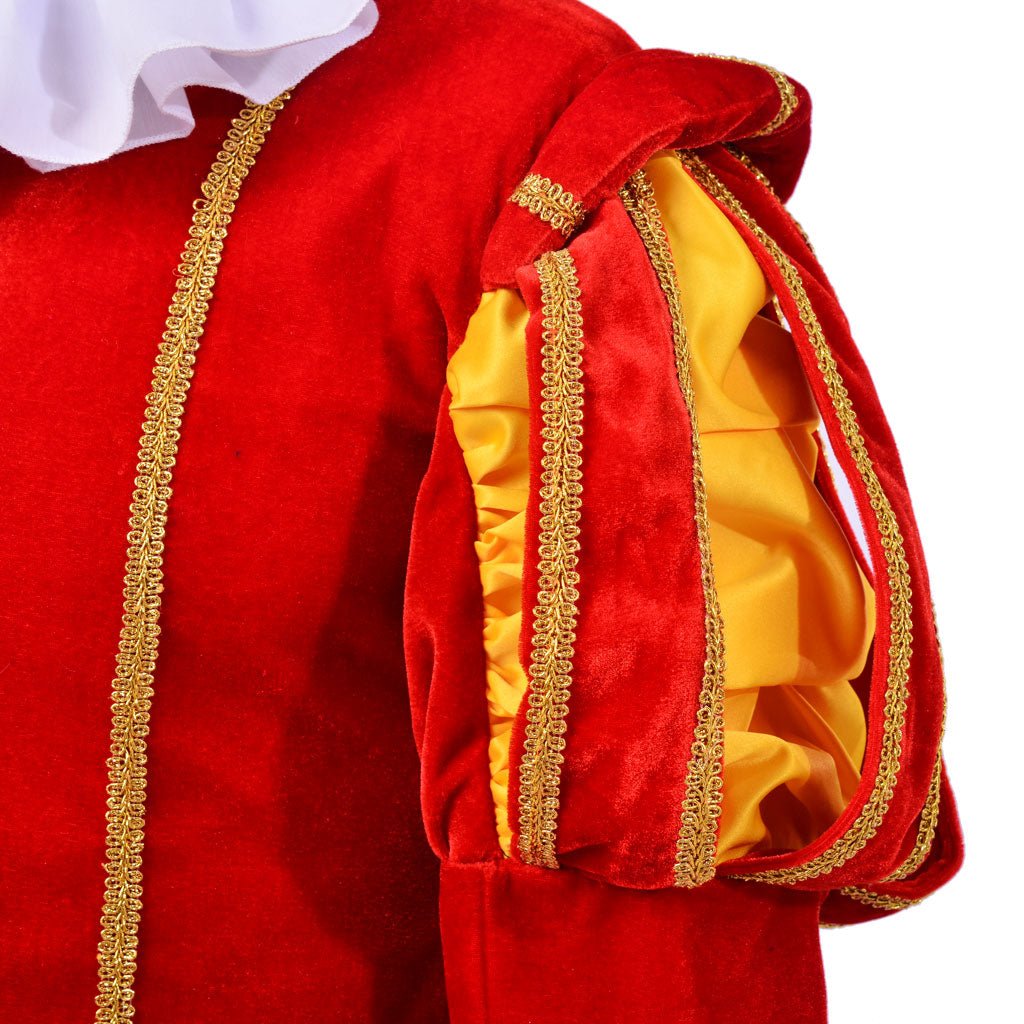 Costume de Cosplay Renaissance Tudor pour Homme - Costume de Roi de l'Ère Elizabethain avec Chapeau | L'AniMirage Série Médiévale