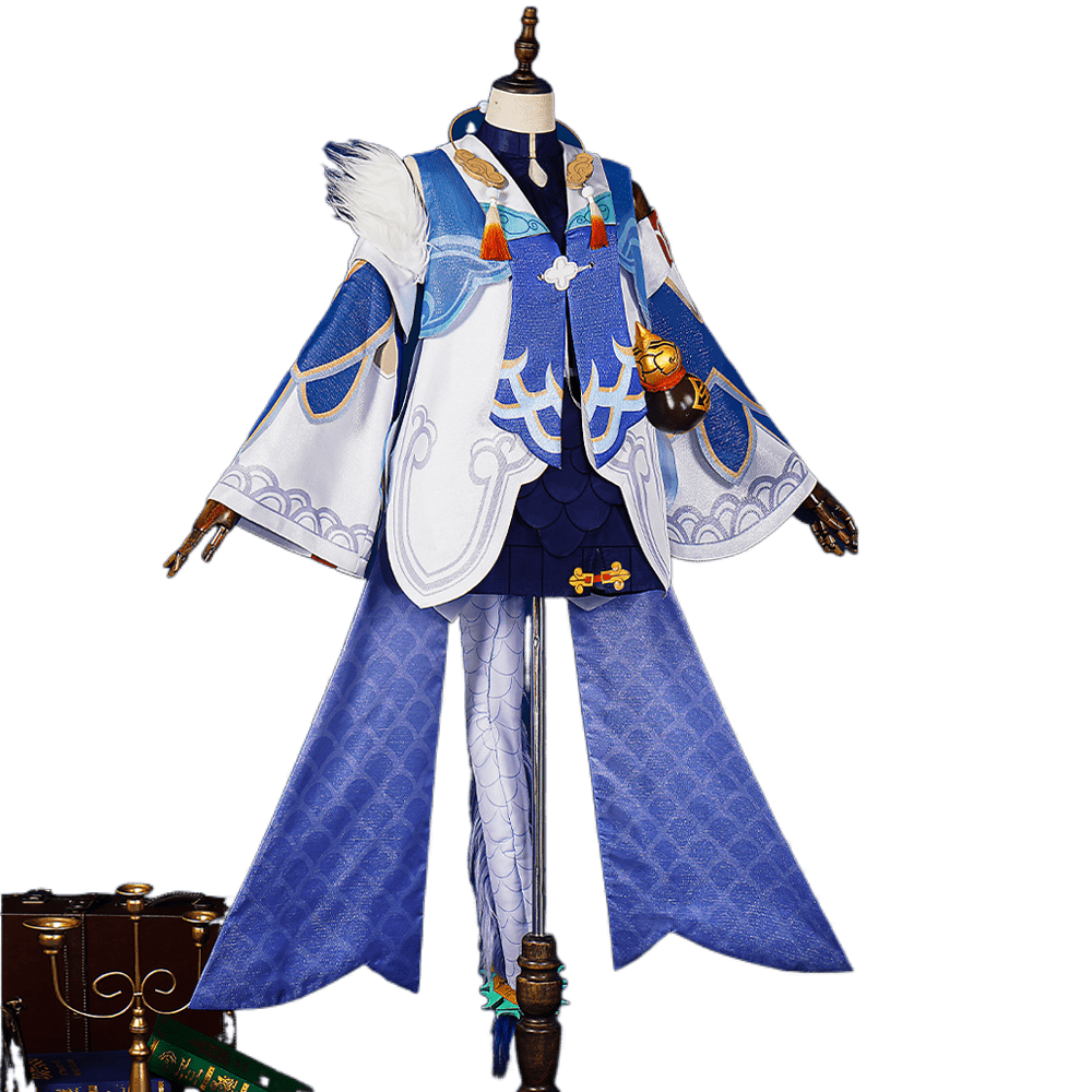 Costume Cosplay Honkai Star Rail Bailu – Parfait pour les Fans Féminines du Jeu !