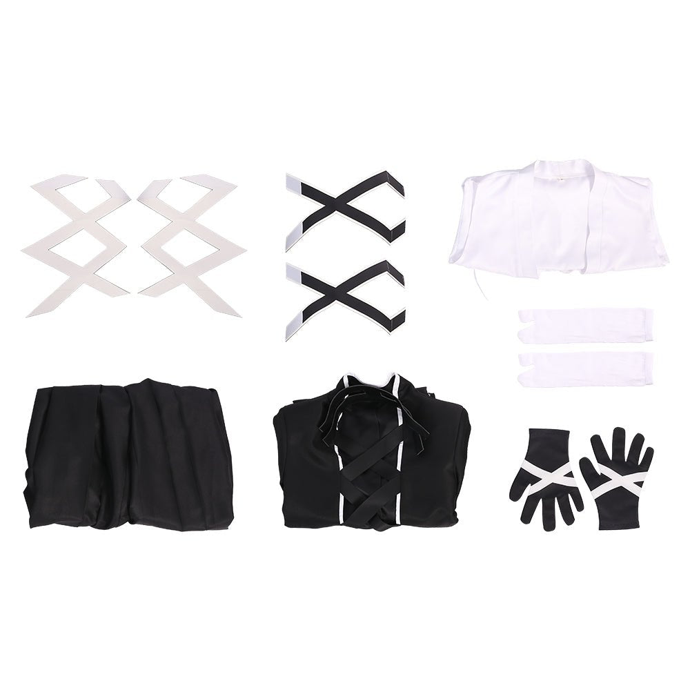 Costume Cosplay BLEACH - Kurosaki Ichigo Tenue de Soul Reaper pour Halloween et Carnavals