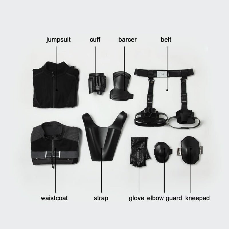 Costume Cosplay Natasha pour Femmes - Tenue de Carnaval d'Halloween Inspirée du Film