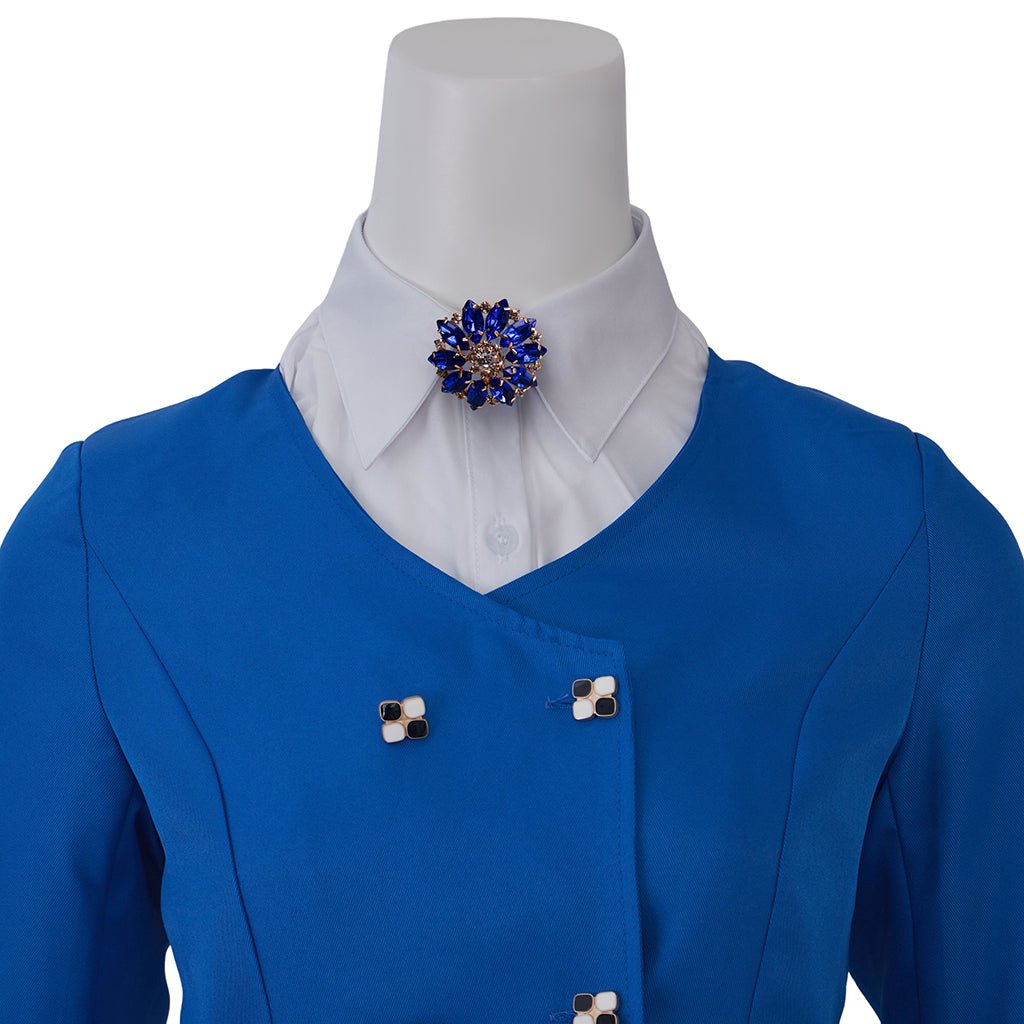 Costume Cosplay Heathers Bleu Uniforme JK Femme Fille pour Conventions et Halloween
