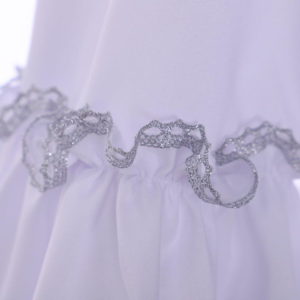 Robe de Bal Marie Antoinette Cosplay | Robe Rococo Blanc Dentelle du 18e Siècle