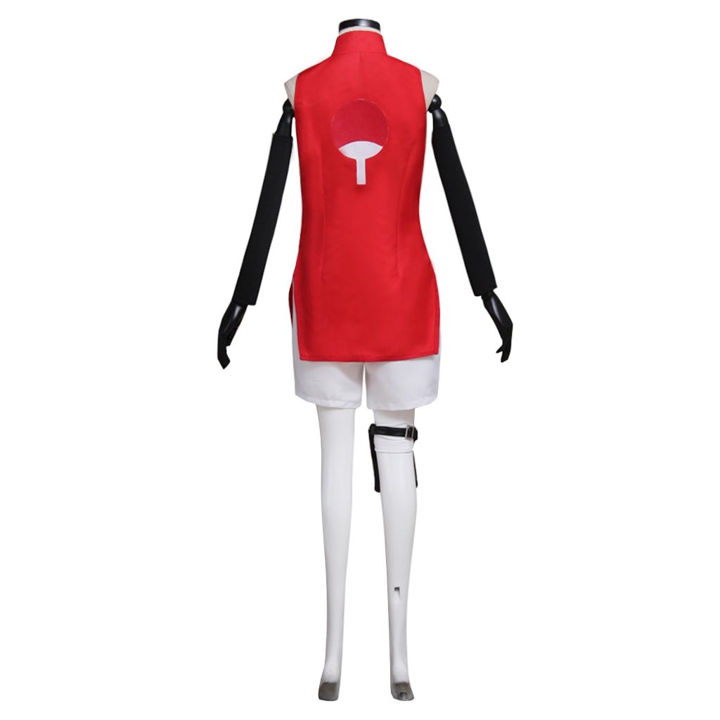 Costume Cosplay Naruto Sakura Haruno – Tenue de Ninja Authentique pour Fans d'Anime