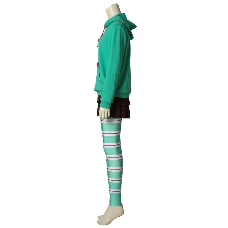 Costume Cosplay Vanellope Von Schweetz pour Enfants et Adultes - Tenue Wreck-It Ralph