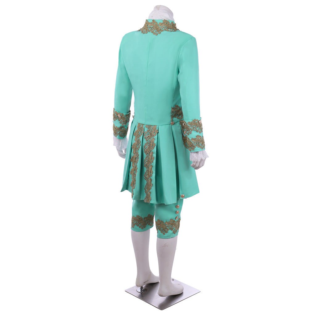 Costume Homme Rococo 18ème Siècle - Costume Colonial Vert | Série Médiévale L'AniMirage