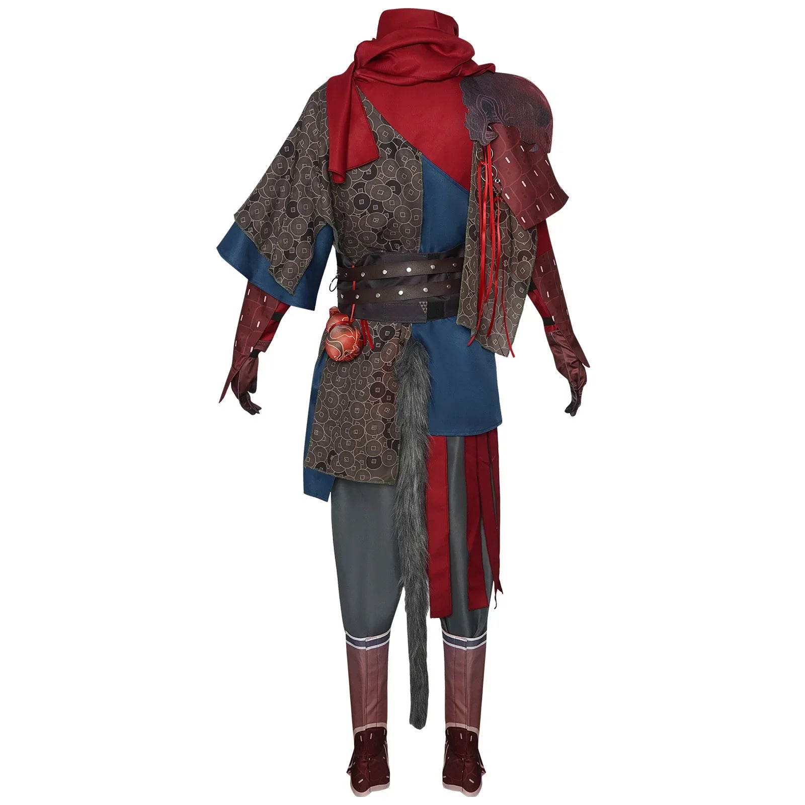 Costume Cosplay Wukong Noir Mythe Jeu pour Adultes et Enfants - Roi Singe Costume pour Halloween et Carnaval