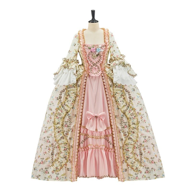 Robe Médiévale Élégante Rococo pour Costume de Cosplay