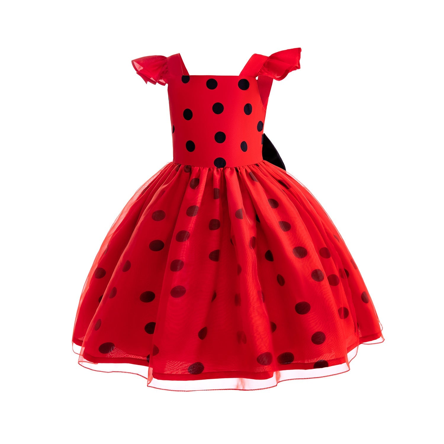 Costume Coccinelle pour Enfants - Robe de Cosplay Inspirée de Miraculous