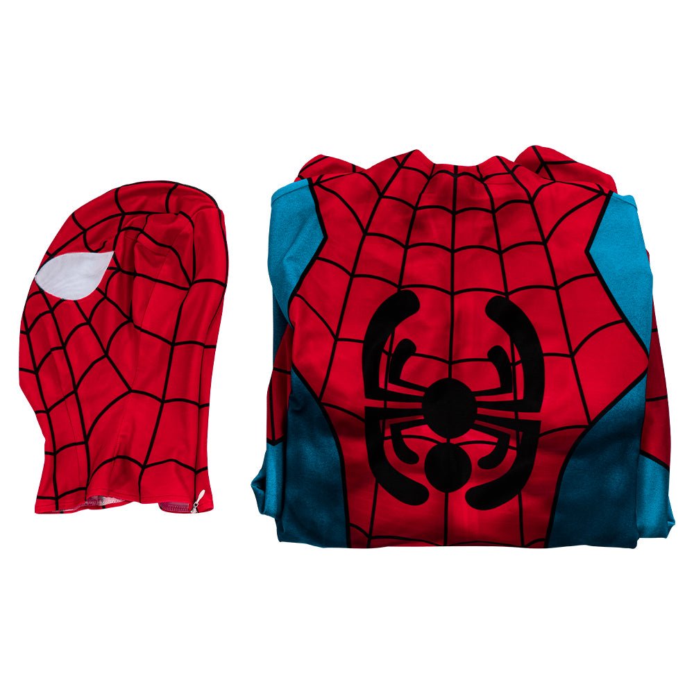 Costume Cosplay Spider-Man À Travers Le Spider-Verse Version Animée Halloween Complet