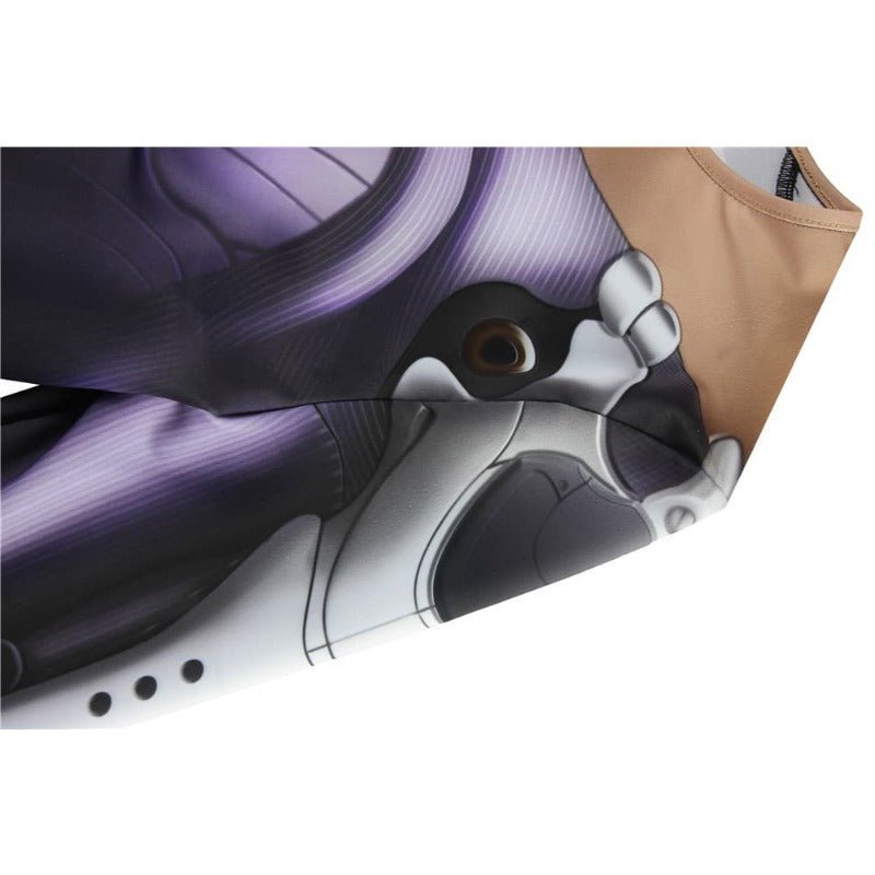 Costume Cosplay Alita Battle Angel | Tenue Super-héroïne Serrée pour Halloween Carnaval