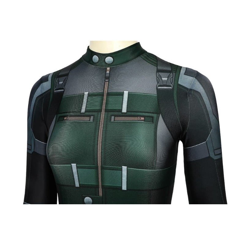 Costume Cosplay Black Widow - Combinaison en Spandex Imprimé