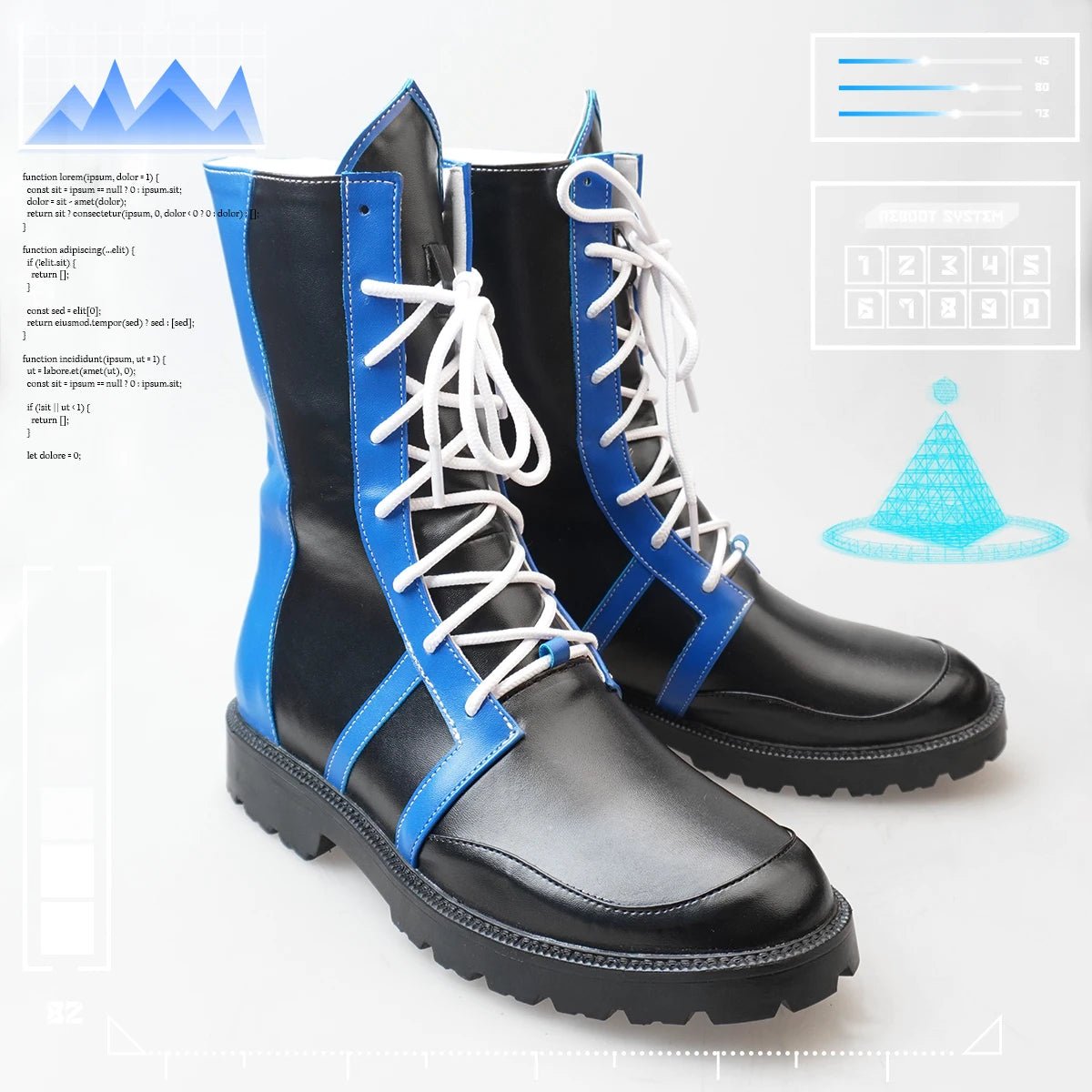 Bottes Cosplay Blue Lock Chigiri Bachira Rin Nagi Isagi pour Hommes et Femmes en Similicuir Taille EU34 à EU48