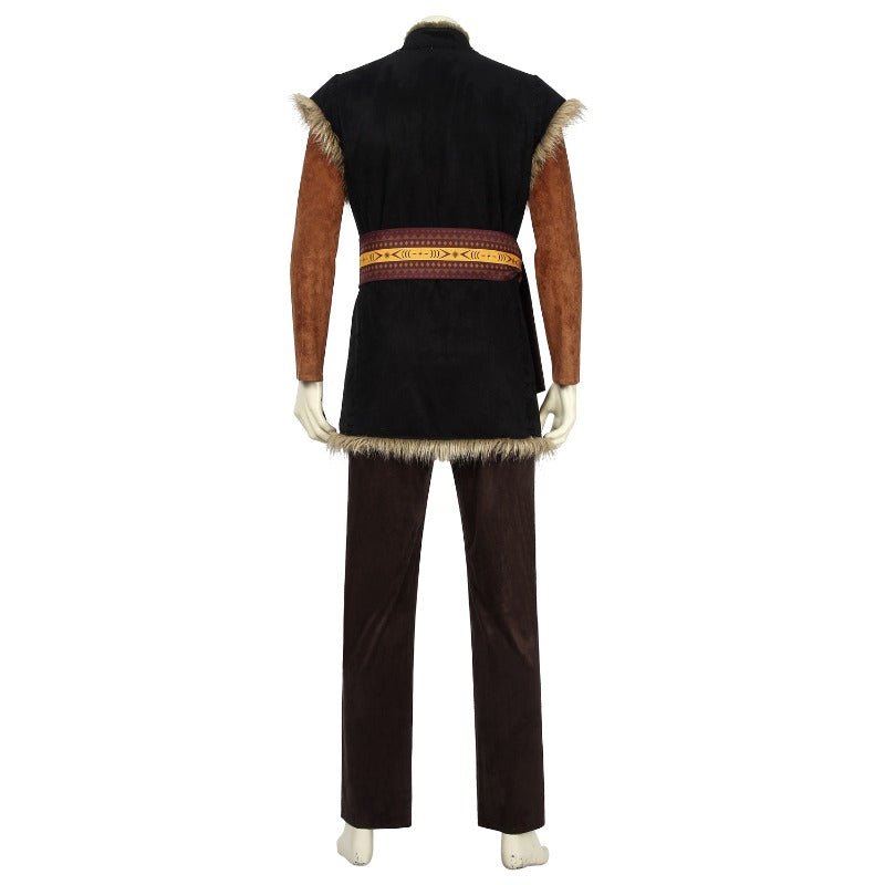 Costume Cosplay Kristoff Frozen 2 pour Homme avec Accessoires Complets