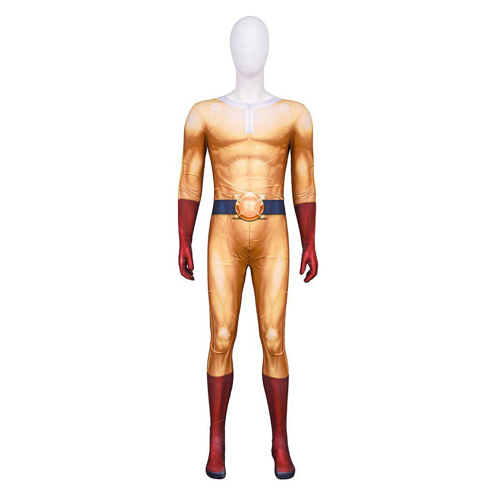Costume Cosplay Saitama One Punch Man Saison 3 - Tenue Anime de Qualité Supérieure