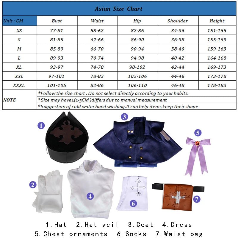 Costume Cosplay Le Scribe Dubra de Honkai Star Rail - Membre de la Demeure de la Flamme Éternelle - Tenue pour Fête d'Halloween