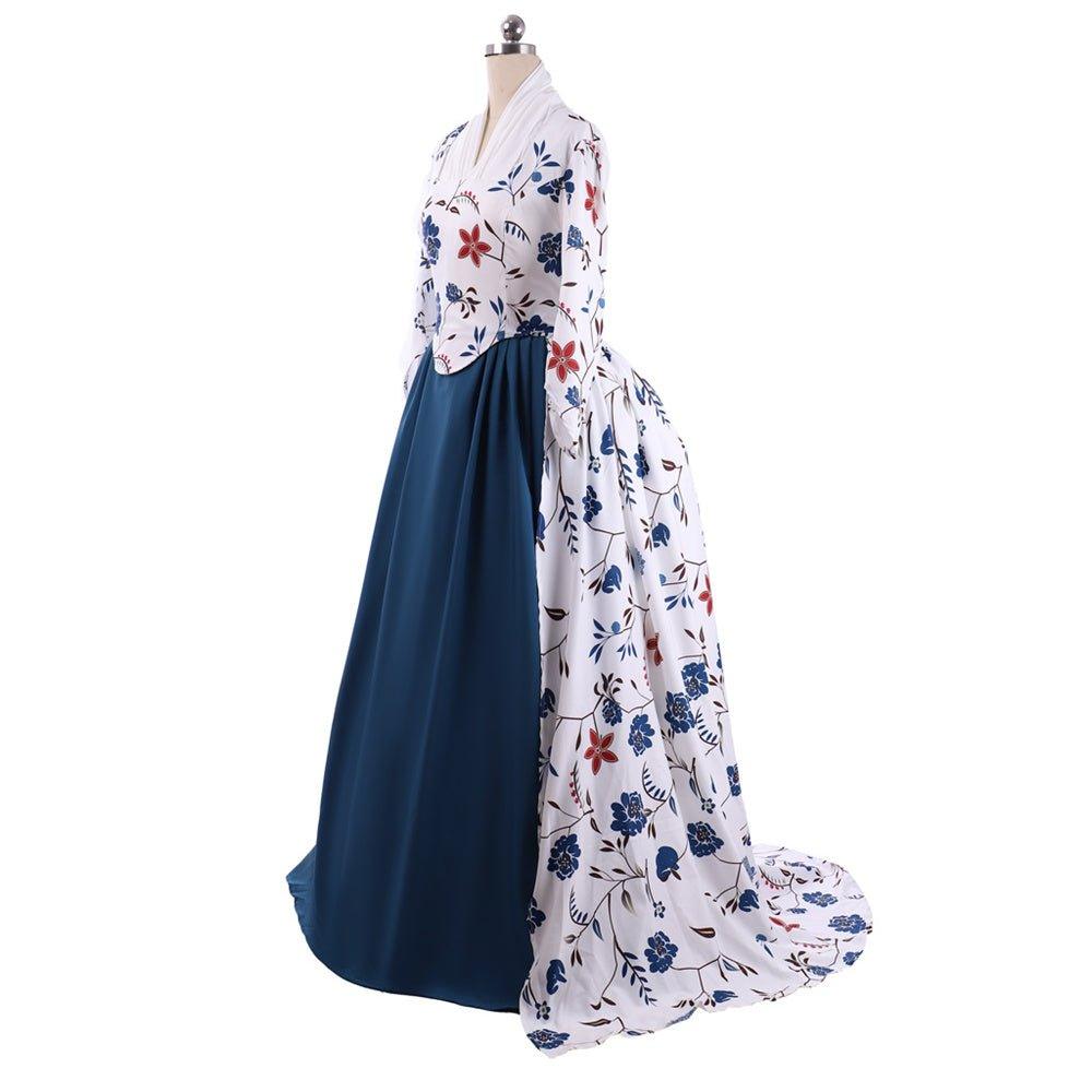 Robe de Cour Rococo du 18ème Siècle - Impression Numérique sur Coton Élasticité par L'AniMirage