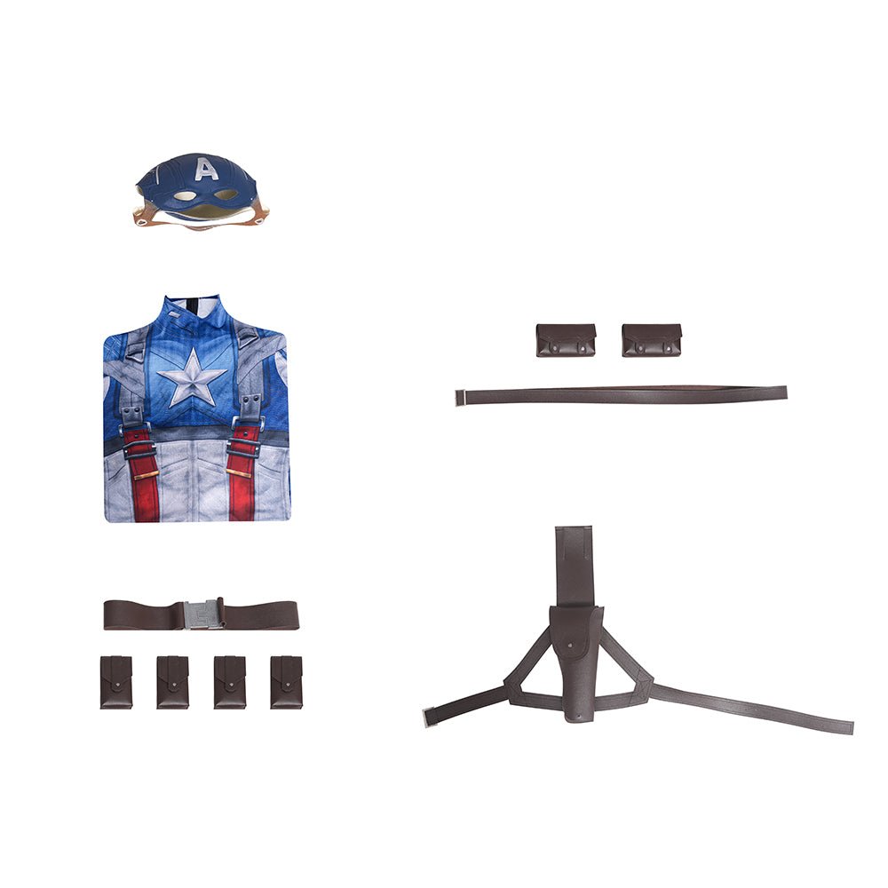 Costume Cosplay Captain America: Le Premier Vengeur - Réplique Authentique du Film