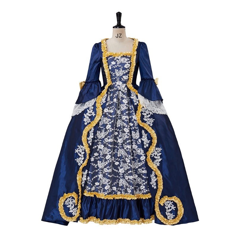 Robe de Bal Rococo Reine Marie Antoinette - Costume du 18e Siècle pour Femmes