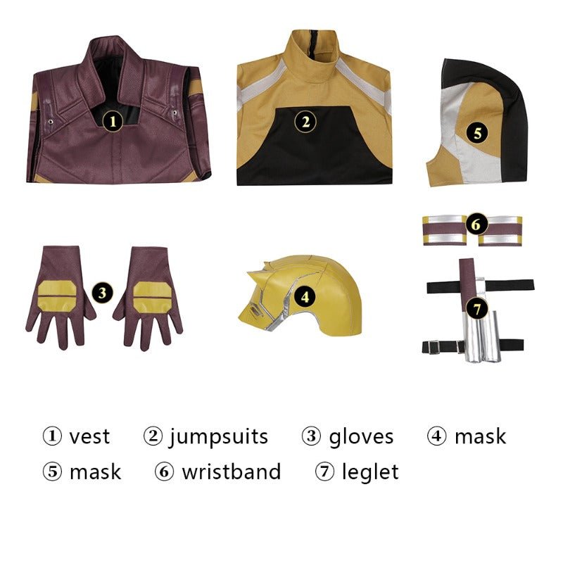 Costume Cosplay Daredevil Édition She-Hulk - Tenue de Super-héros Marvel pour Halloween