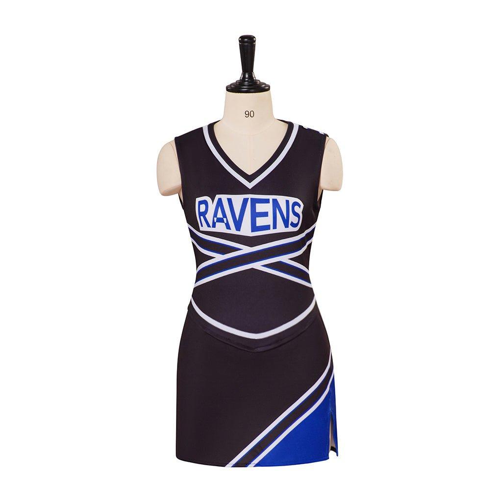 Tenue de Pom-Pom Girl One Tree Hill | Costume Uniforme Lycée Femme | Tank Top & Jupe Robe Halloween