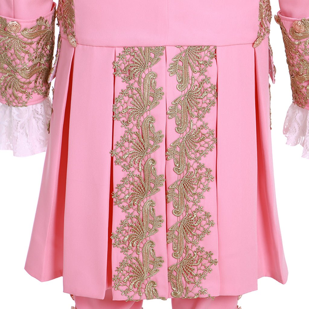 Costume Homme Rococo 18ème Siècle - Rose Cour Régence L'AniMirage