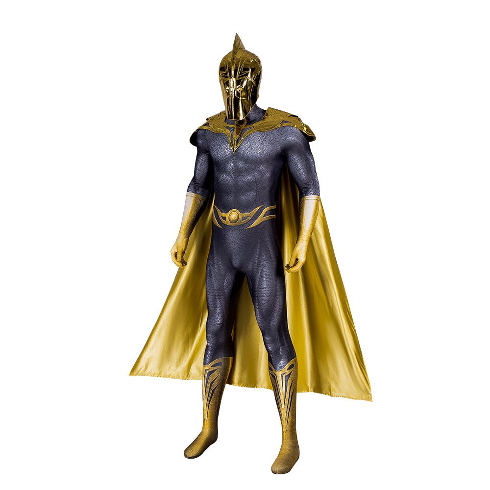 Costume Cosplay Black Adam Complet avec Robe et Masque pour Hommes - Halloween et Conventions