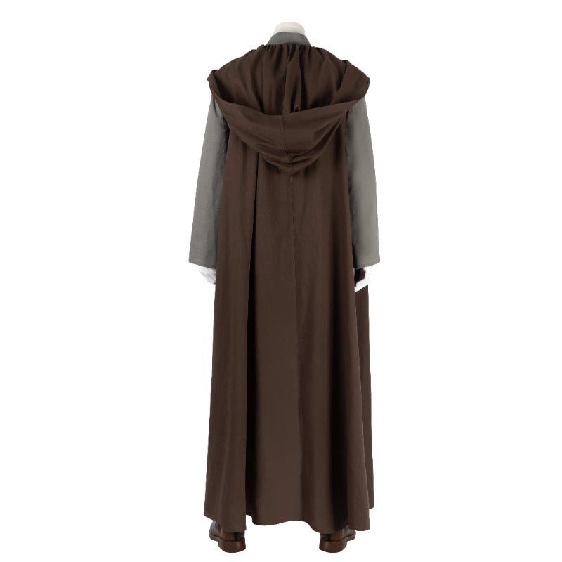 Costume Cosplay Obi-Wan Kenobi Ensemble Complet - Cape de Jedi pour Halloween & Carnaval