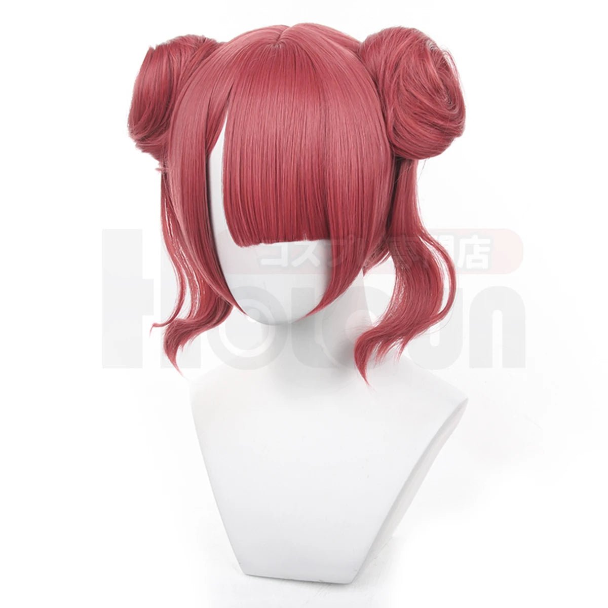 Perruque Cosplay Anri Teieri Blue Lock Style Mignon Rose Fibre Synthétique Taille Ajustable