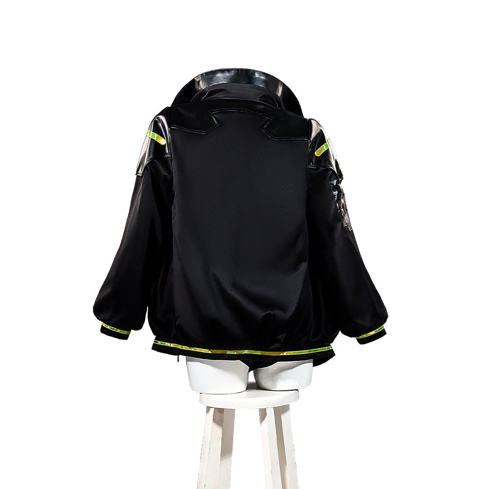 Costume Cosplay Rebecca Cyberpunk Edgerunners - Manteau Noir pour Halloween