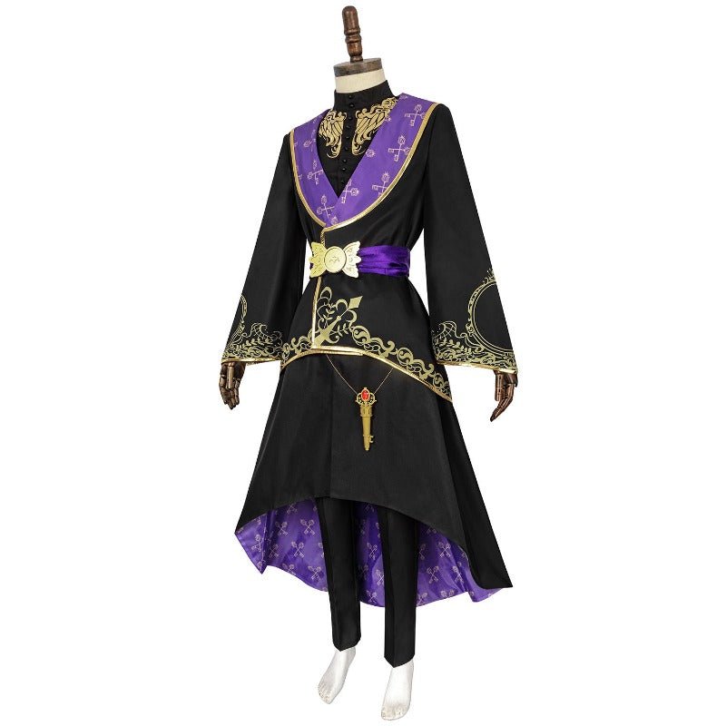 Costume Cosplay Twisted Wonderland Robe de Cérémonie Ensemble Complet Taille XL pour Adultes