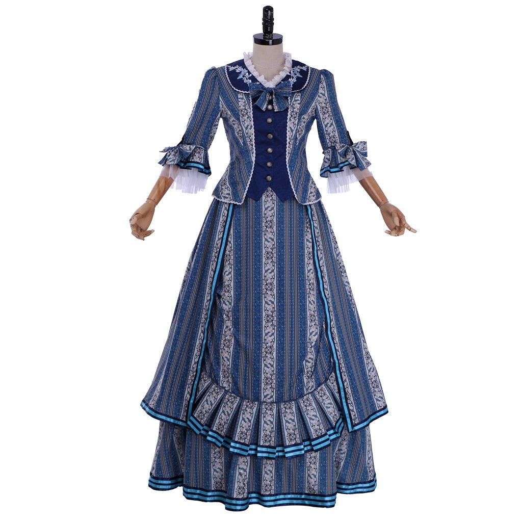 Costume Cosplay Christine Daae Le Fantôme de l'Opéra | Robe de Souhait Bleue