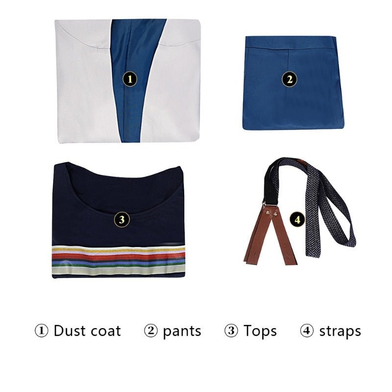 Costume Cosplay Doctor 13 Jodie Whittaker Halloween Complet pour Fans