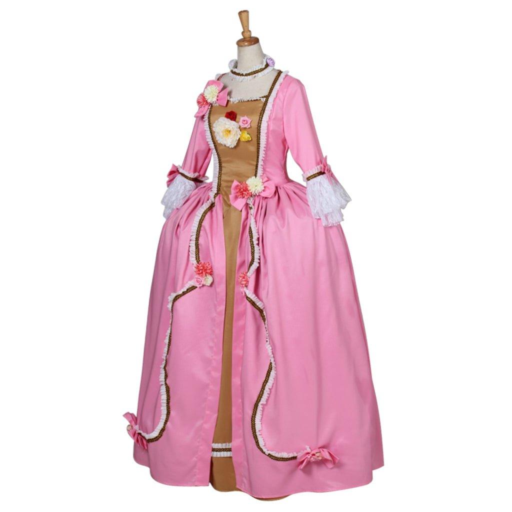 Robe de Bal Gothique Rococo pour Femmes en Rose | Style Victorien, Renaissance, Colonial, Princesse