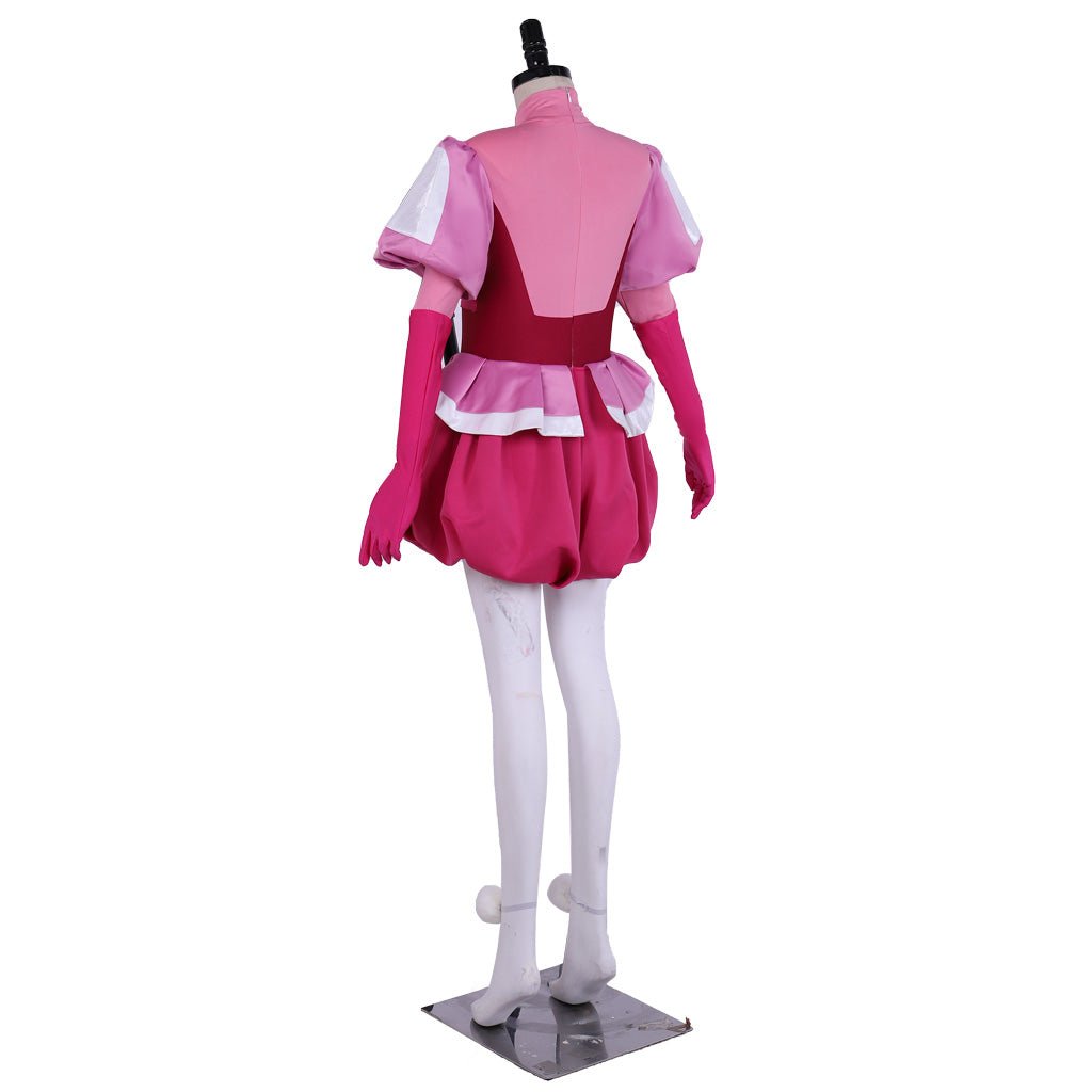 Costume Cosplay Spinel Gem de Steven Universe - Robe Rose avec Gants et Chaussettes