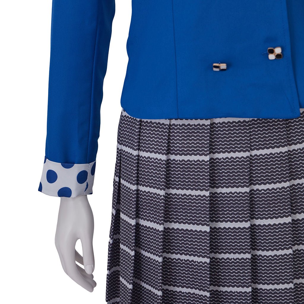 Costume Cosplay Heathers Bleu Uniforme JK Femme Fille pour Conventions et Halloween