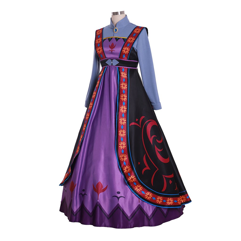 Costume Cosplay Reine Iduna Femme | Robe Disney Mère pour Cosplay