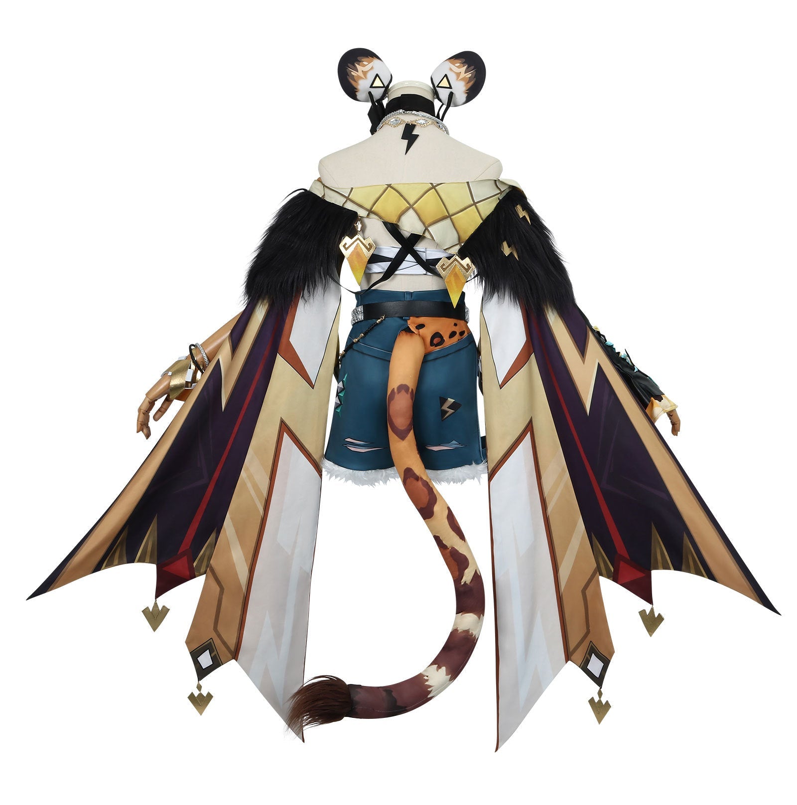 Costume Cosplay Genshin Impact Natlan - Xilonen Patineuse Panthère