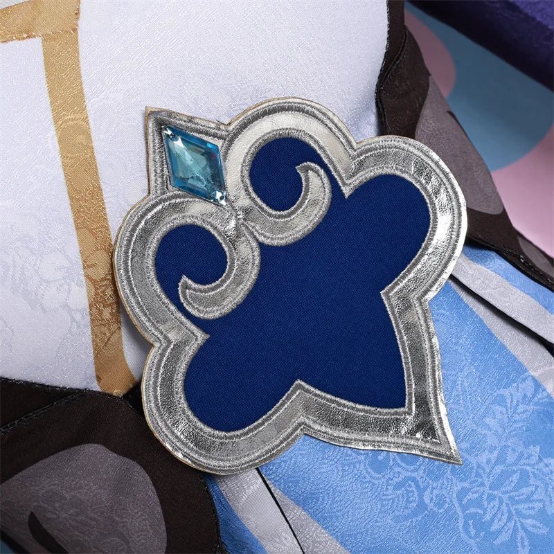 Costume Cosplay Honkai Star Rail Foxian Baiheng Membre du Quintette Haut-Nuage Robe pour Halloween Carnaval Fête