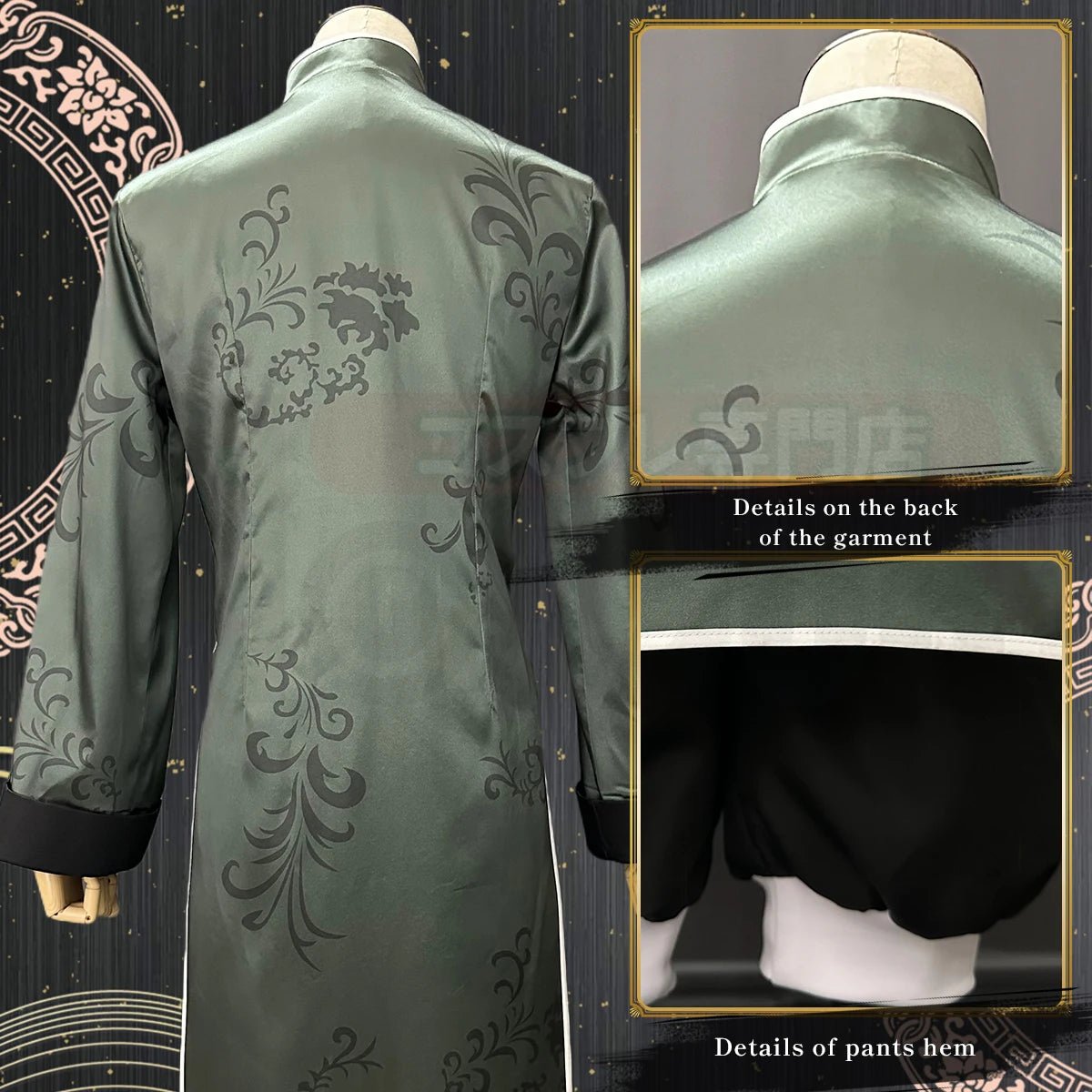 Costume Cosplay Isagi Blue Lock Chine Kung Fu Tang Suit Perruque Rose Fibres Synthétiques Taille Ajustable Cadeau Fête