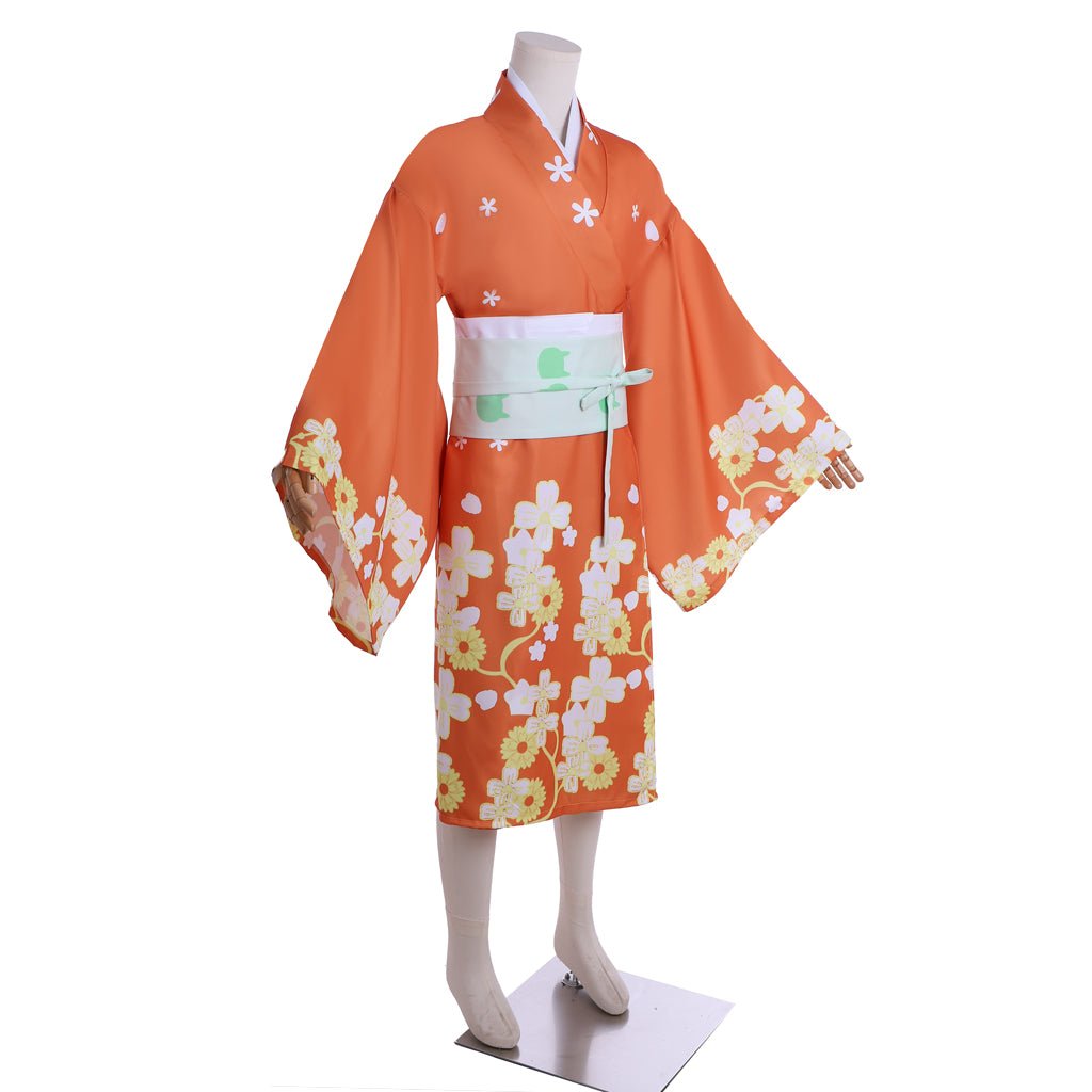 Costume Cosplay Hiyoko Saionji Kimono Japonais Danganronpa pour Femme