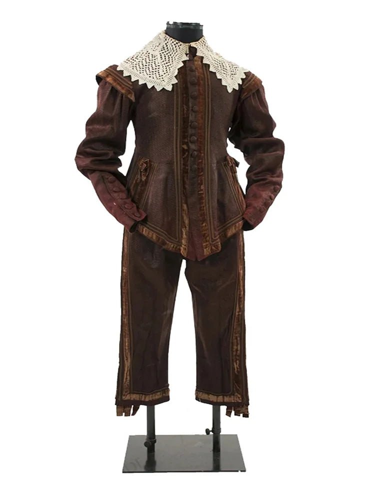 Costume de Guerrier Tudor du 15ème Siècle pour Hommes - Tenue Médiévale Elizabethaine Renaissance