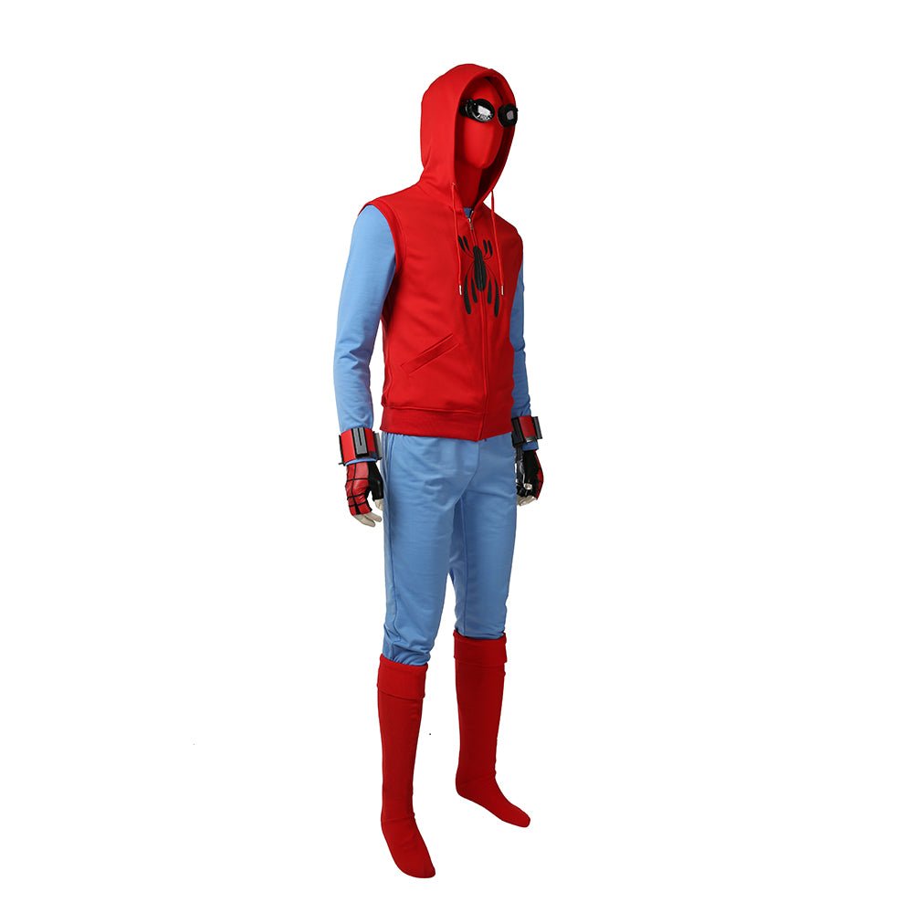 Costume Cosplay Peter Parker Spider-Man Homecoming - Réplique de Film de Haute Qualité
