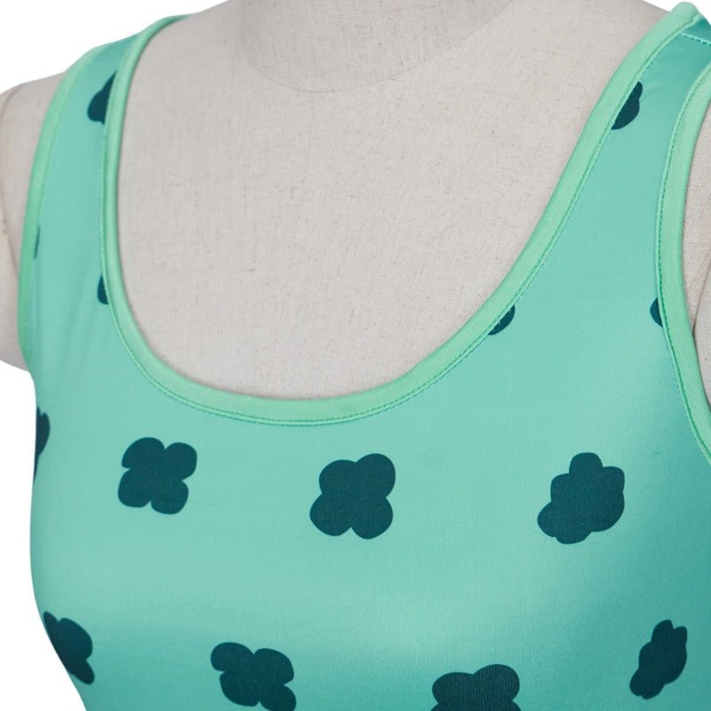 Veste verte et débardeur de cosplay Nami version live pour femmes - Costume d'anime pour Halloween