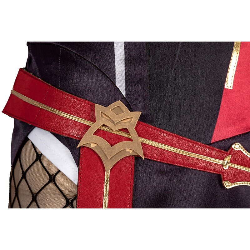 Costume Cosplay Genshin Impact Rosalia pour Fête Halloween Carnaval