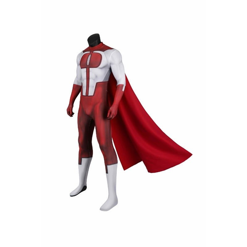 Costume Omni Man, Combinaison Cosplay Nolan Grayson avec Cape pour Hommes Costume Halloween