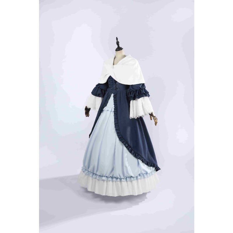 Robe Victorienne Costume Cosplay pour Femmes - Élégante Robe Historique pour Jeu de Rôle