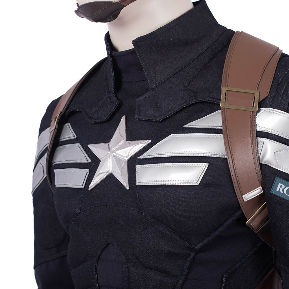 Costume Cosplay Captain America Avengers: Endgame - Réplique de Film de Qualité Premium
