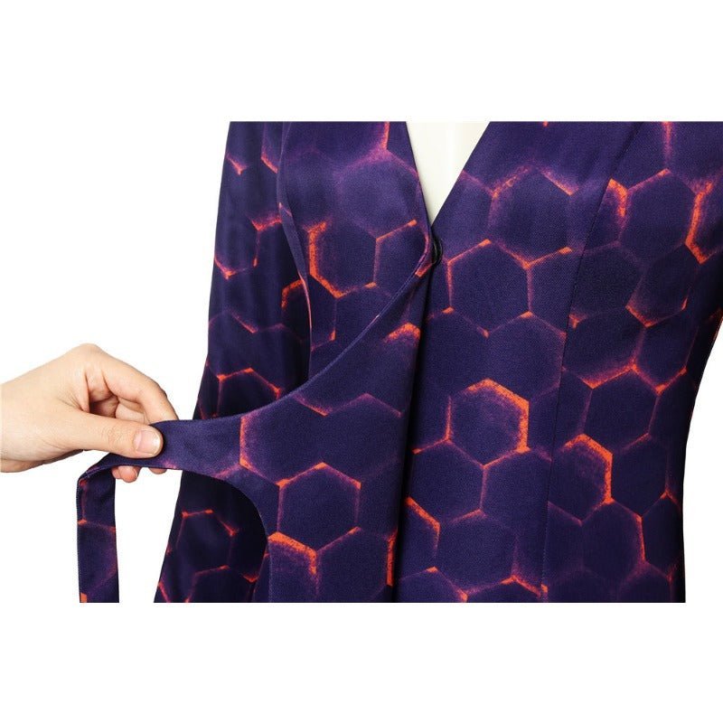 Costume Cosplay Melisandre Game of Thrones - Robe de Prêtresse Rouge pour Fans et Événements