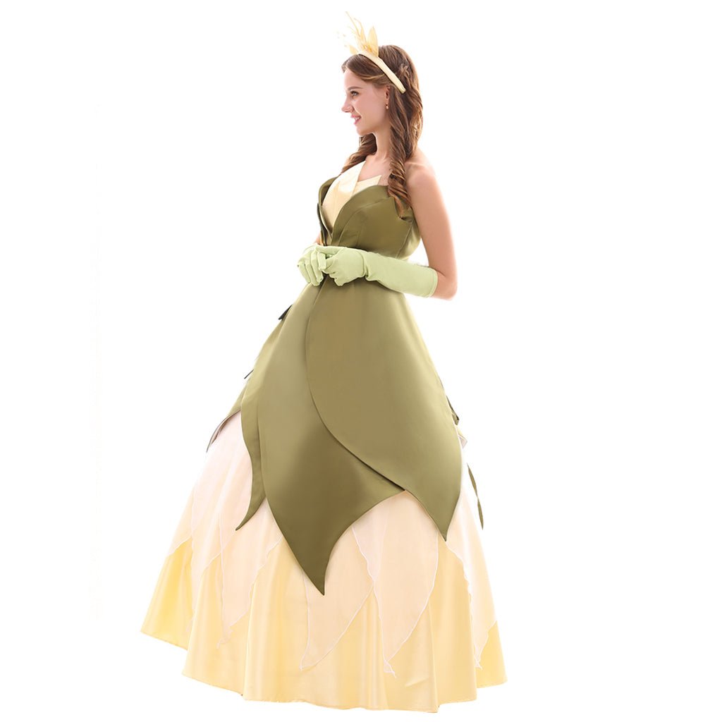 Costume Cosplay Princesse Tiana Series | Robes Élégantes pour Cosplay, Fêtes et Halloween