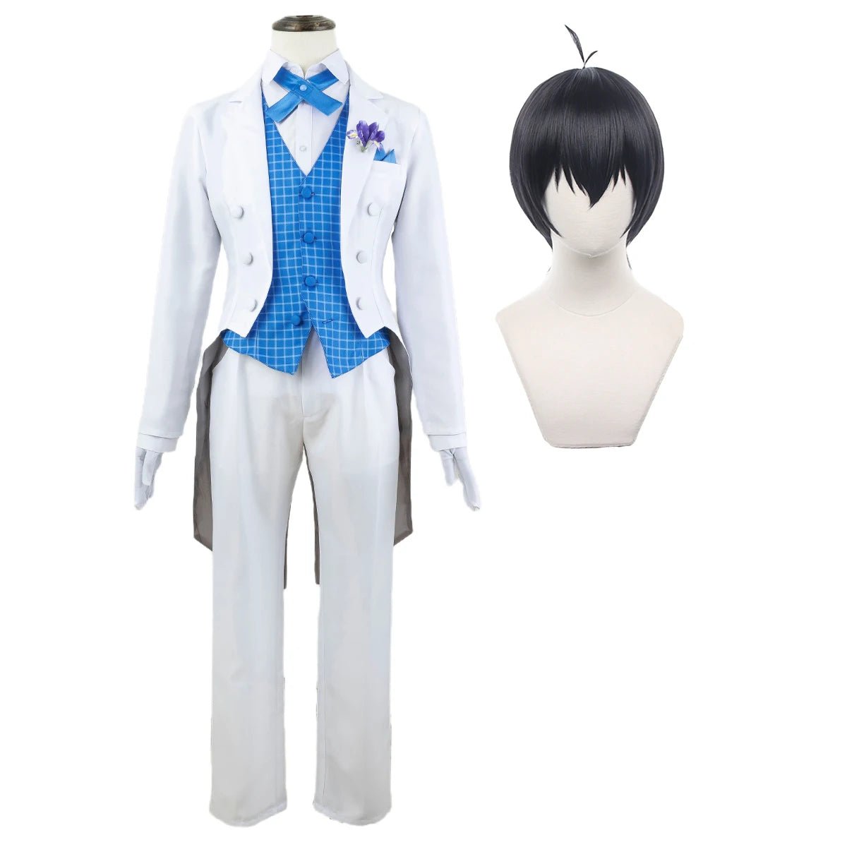 Costume Cosplay Isagi Blue Lock - Tuxedo Queue de Pie pour Exposition et Cadeau